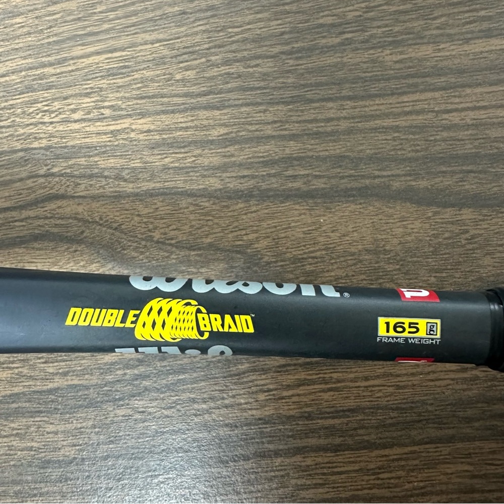 Wilson Hyper Pro Staff 165 Carbon Double Braid Squash Racquet w. case - Picture 7 of 16